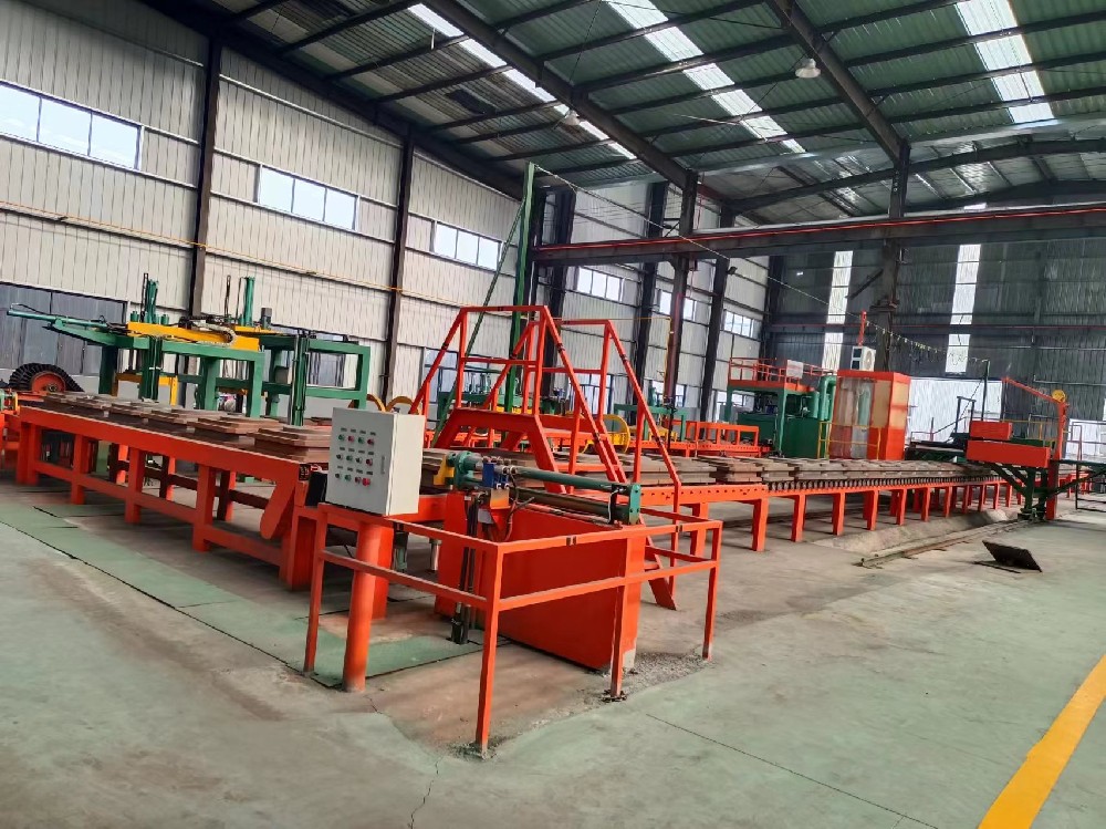 铁模覆砂铸球生产线